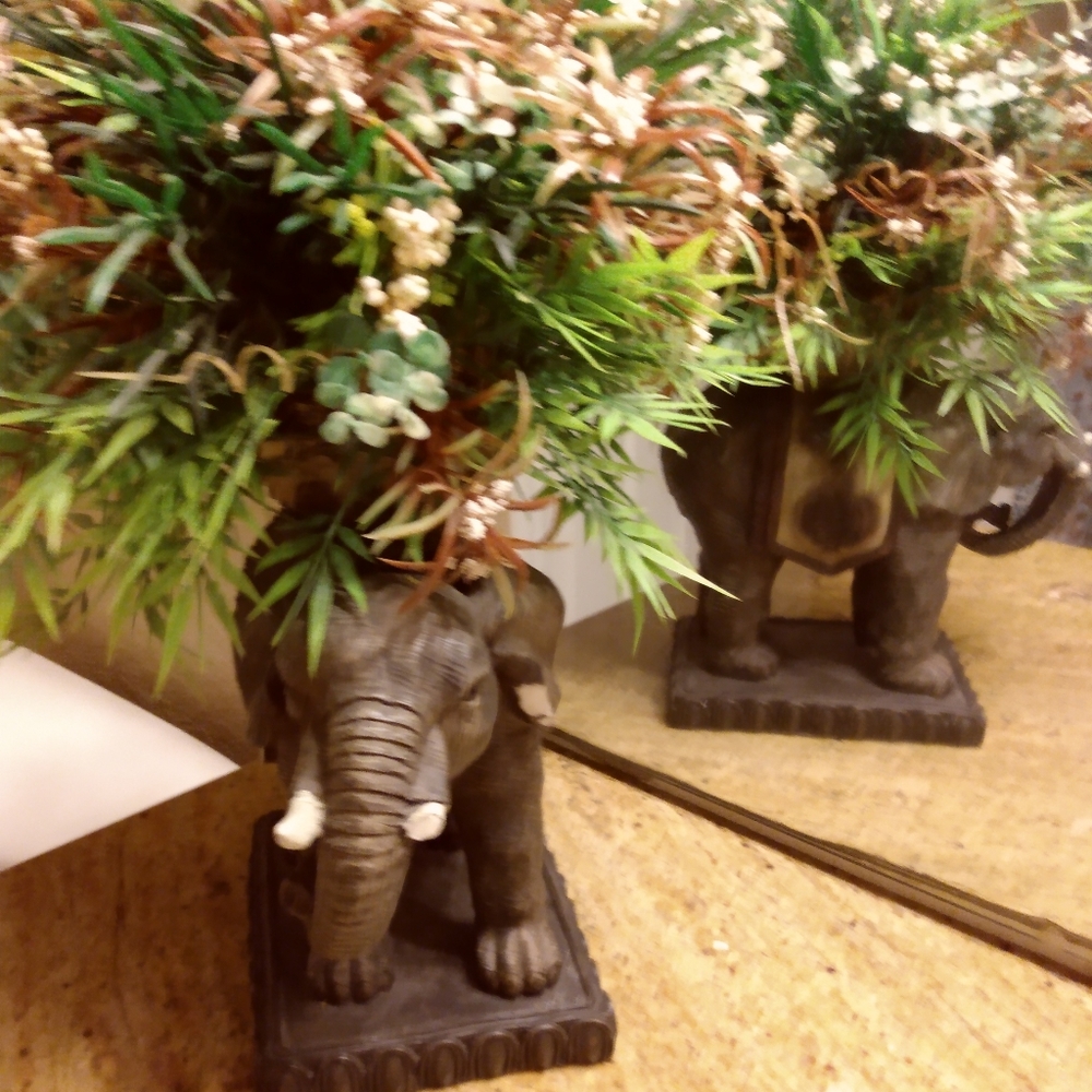 Beautiful elephant planter